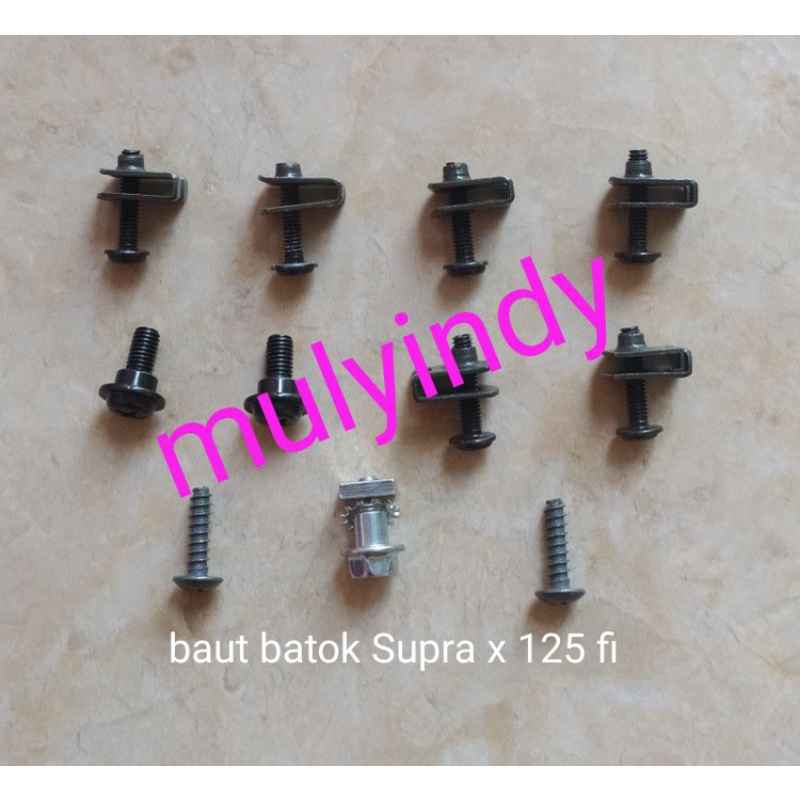 baut baud batok kepala Supra x 125 fi