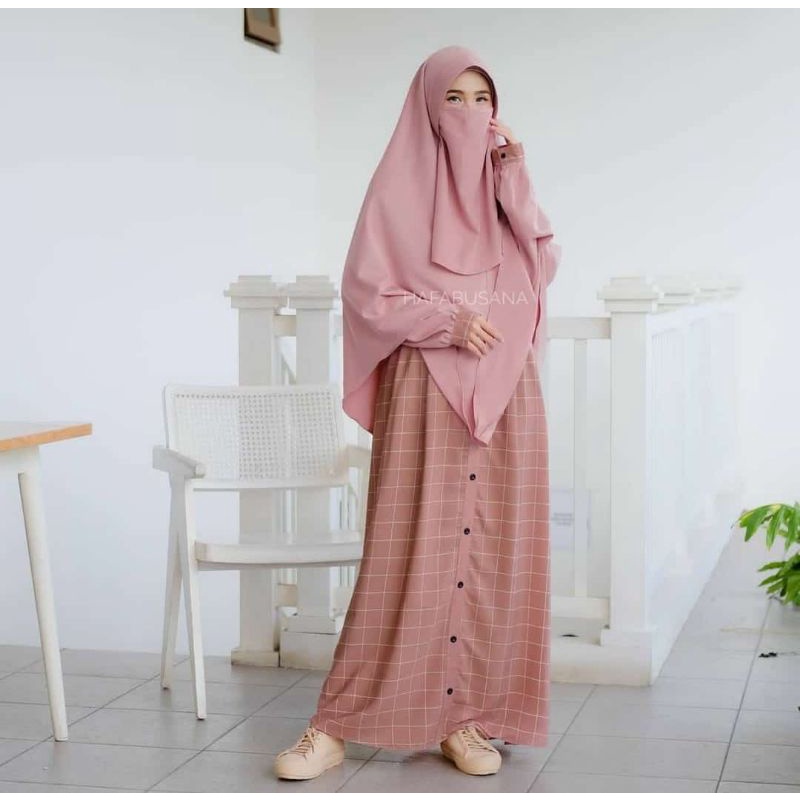 Gamis Set Tartan