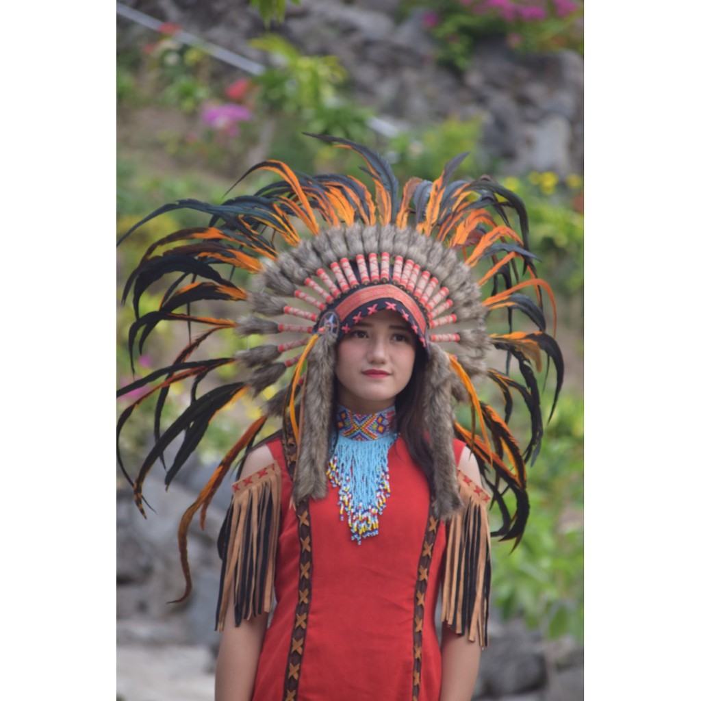 TOPI INDIAN - INDIAN HEADDRESS SMALL AYAM BILABONG