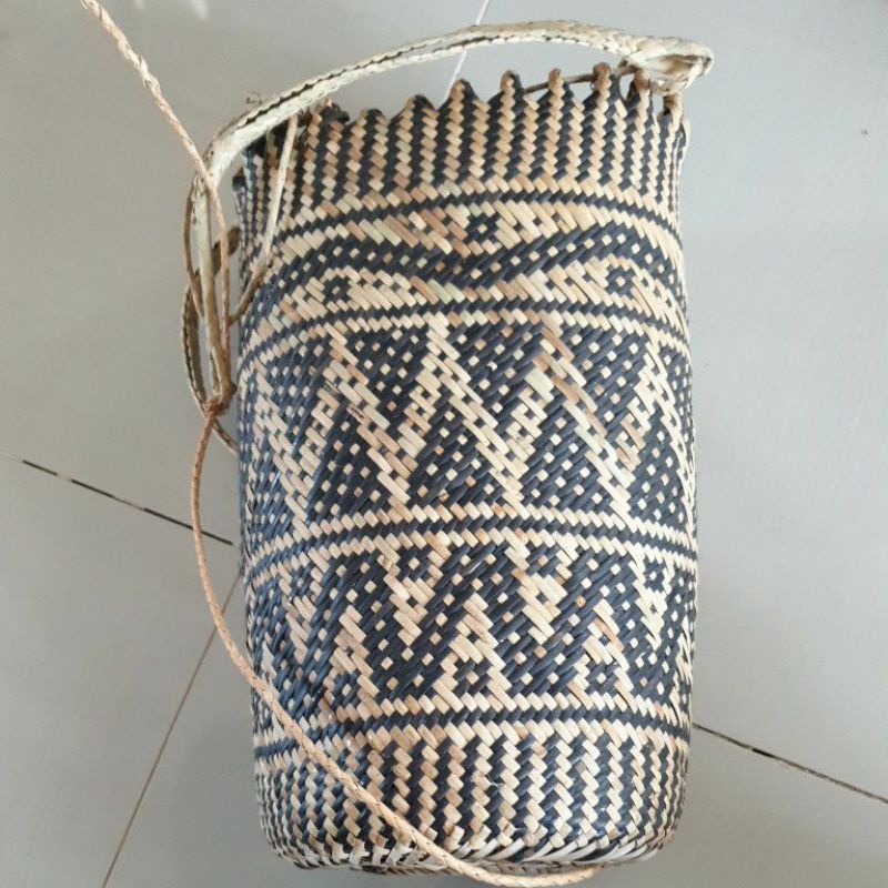 Tas anjat ransel tas rotan ransel tas anjat khas dayak kalimantan handmade