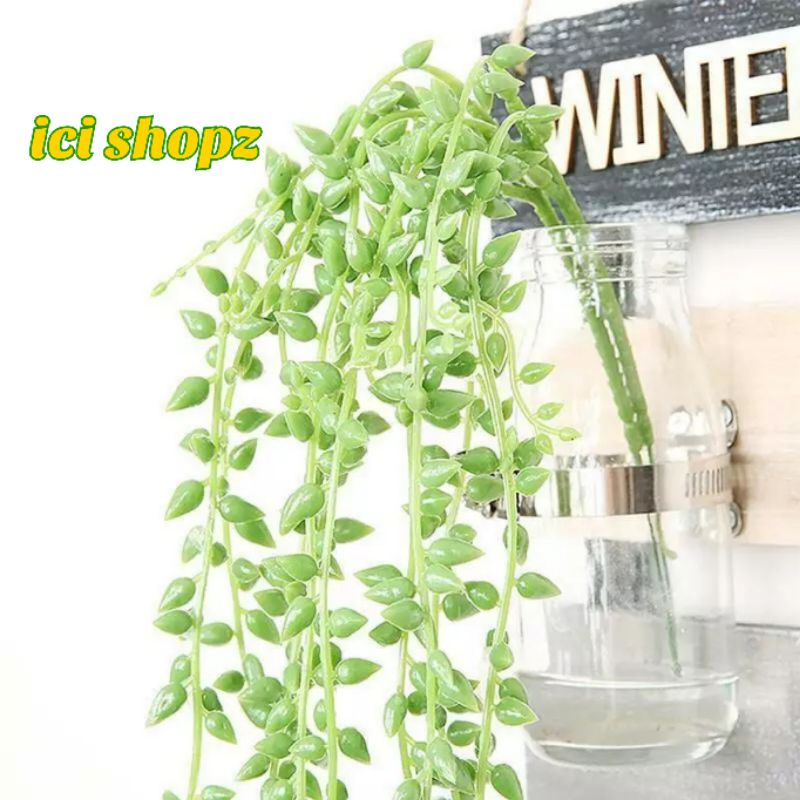 Bunga Gantung Kuaci Plastik / Kuaci Artificial /Bunga Gantung Artificial