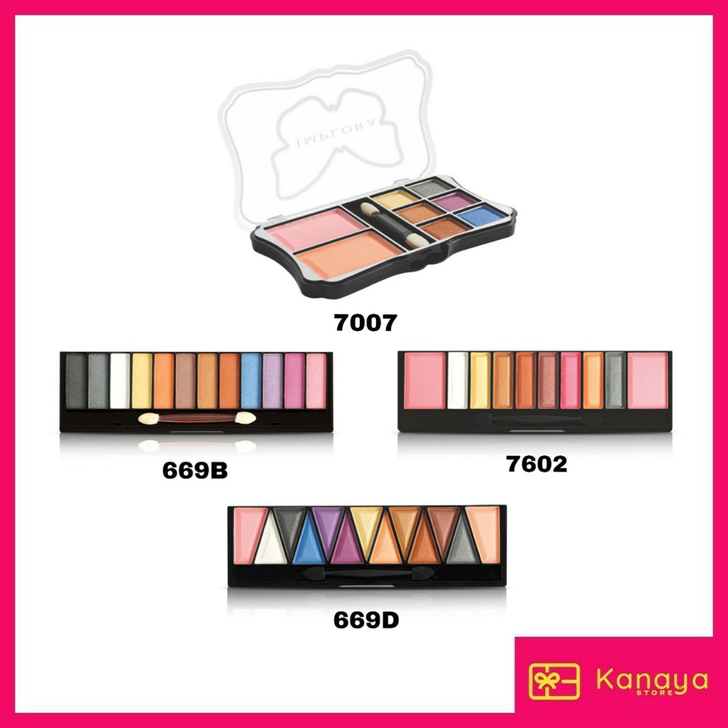 (BISA COD) Implora Eyeshadow &amp; Blush On Palette