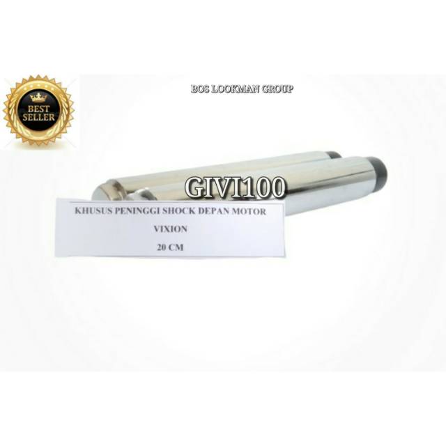 Terlaris jual Peninggi shock shok sok depan motor Vixion new Advance lighting old panjang 20 cm 20cm
