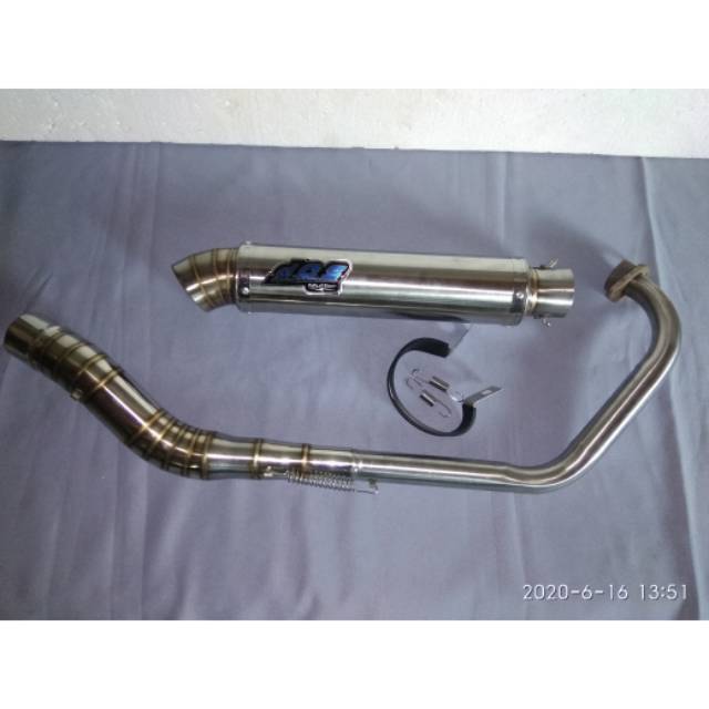 KNALPOT TERLARIS DOS UNTUK MOTOR SATRIA FU JUPITER MX VIXION SONIC CB150R NEW OLD VERZA R15 TIGER dl