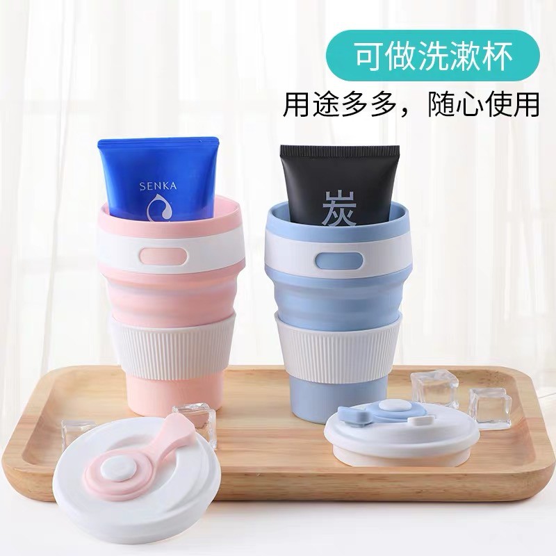 Foldable Cup / Gelas Lipat Multifungsi / Silicone Cup