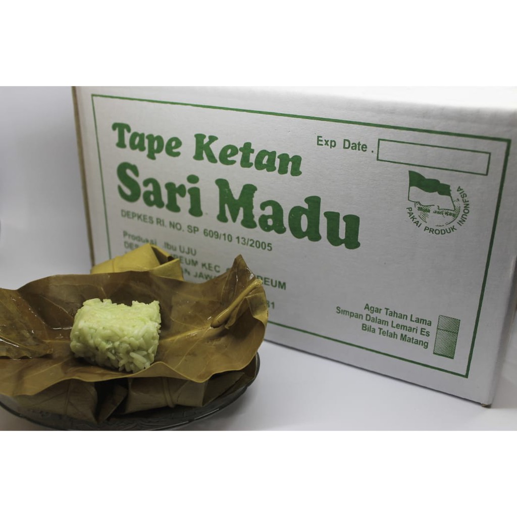 

Tape Ketan sarri Madu Khas Kuningan isi 50 pcs Kardus