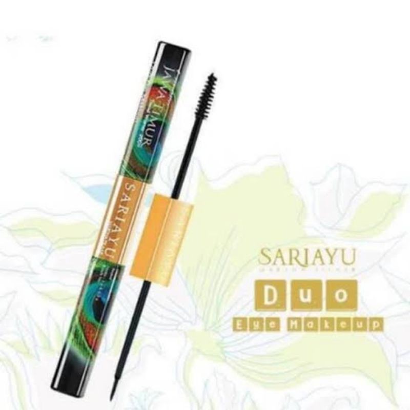 Sariayu Duo Eye MakeUp maskara + eyeliner waterproof