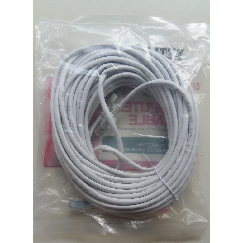 Kabel Lan 10M / 15M / 20M Cat 5e - Kabel UTP merk Netline 10 Meter / 15 Meter / 20 Meter