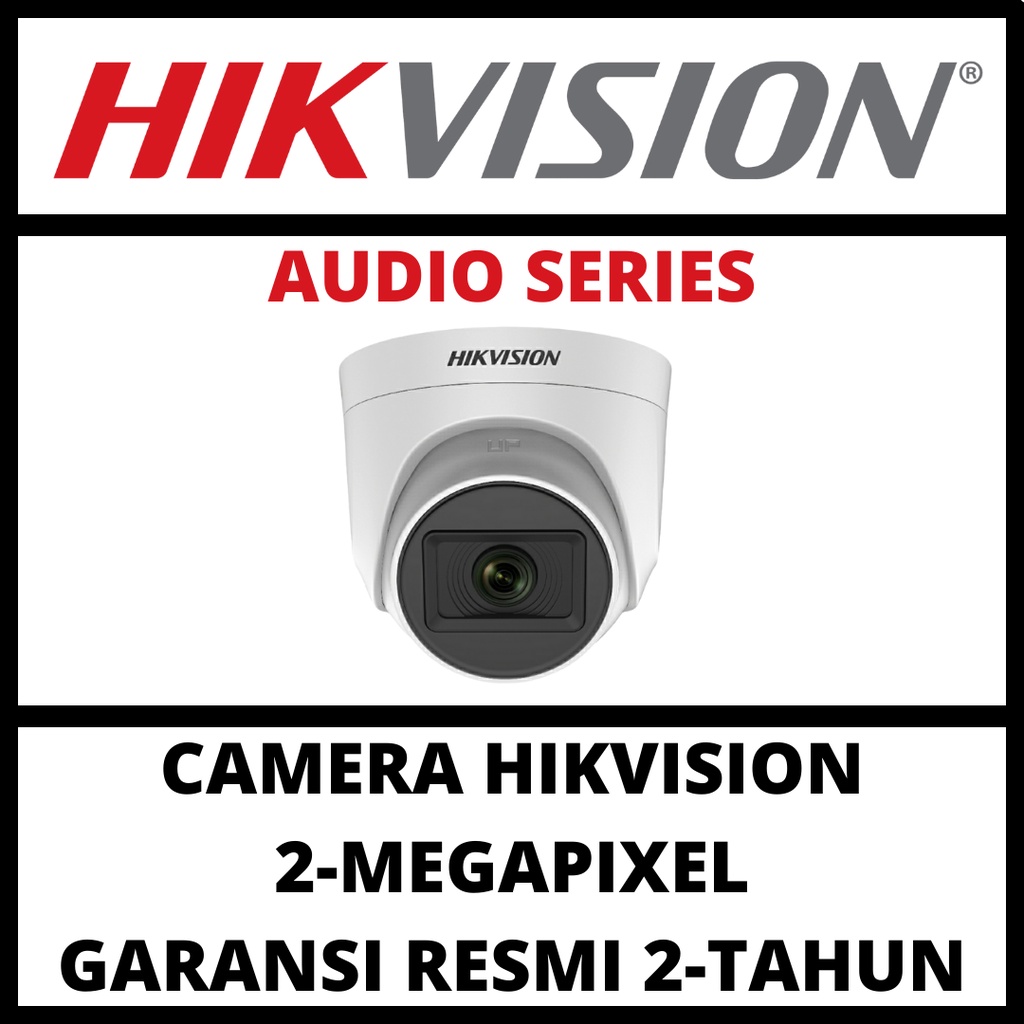 CAMERA CCTV HIKVISION 2MP 1080P AUDIO SERIES TURBO HD INDOOR KAMERA