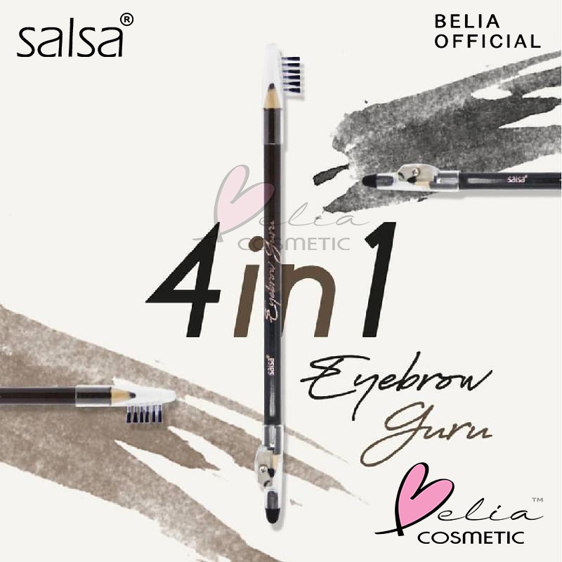 ❤ BELIA ❤ Salsa Eyebrow Guru | Pensil Alis 4 in 1
