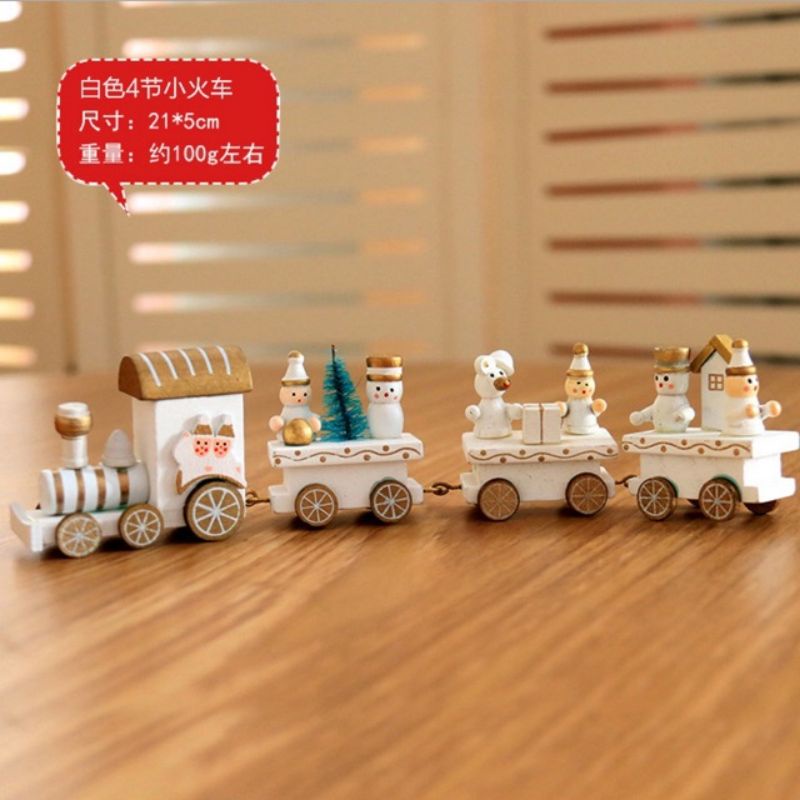 christmas deco santa train dekorasi kereta natal