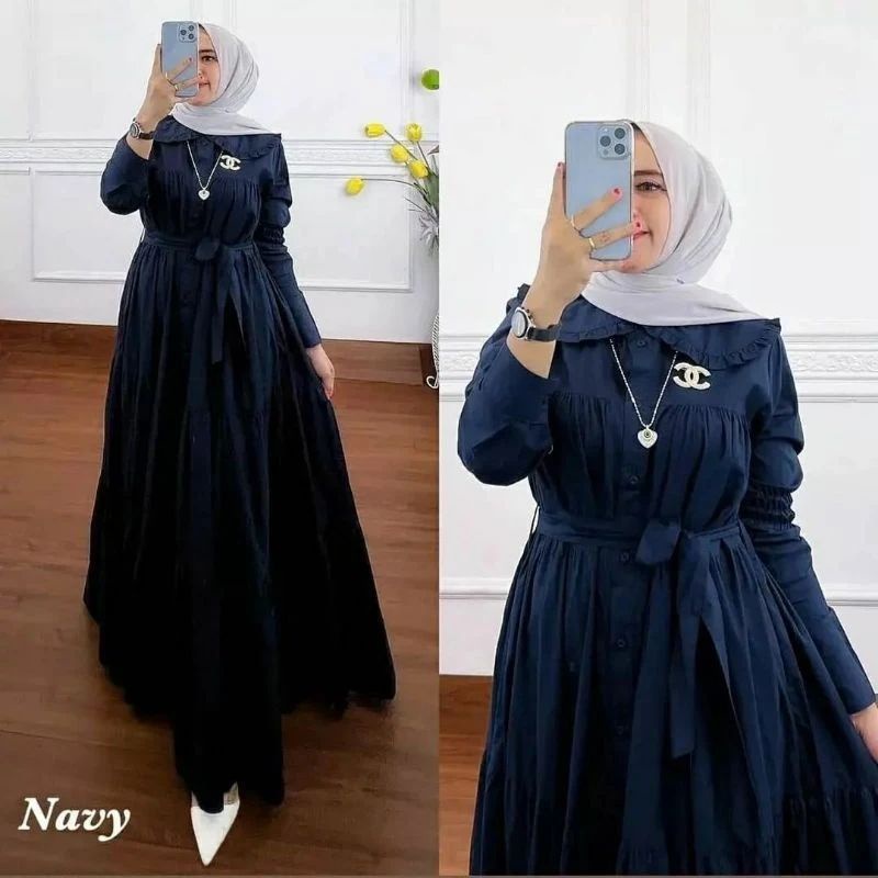 TERBARU KIRANTI MAXY JUMBO  LONG DRESS POLOS TERBARU 2022  GAMIS MATT KATUN RAYON TERMURAH KEKINIAN