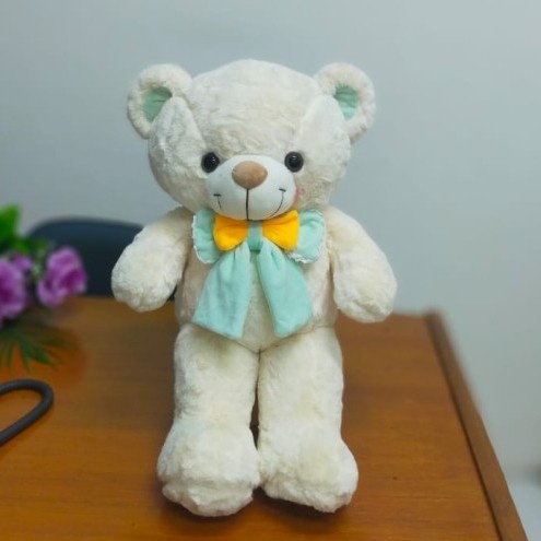 Boneka Teddy Bear Bowtie 50cm Beruang Animal pita besar