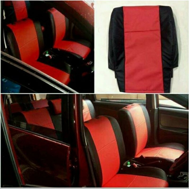 Cover/Sarung Jok Mobil Avanza Xenia Calya Sigra Full Set 3 Baris