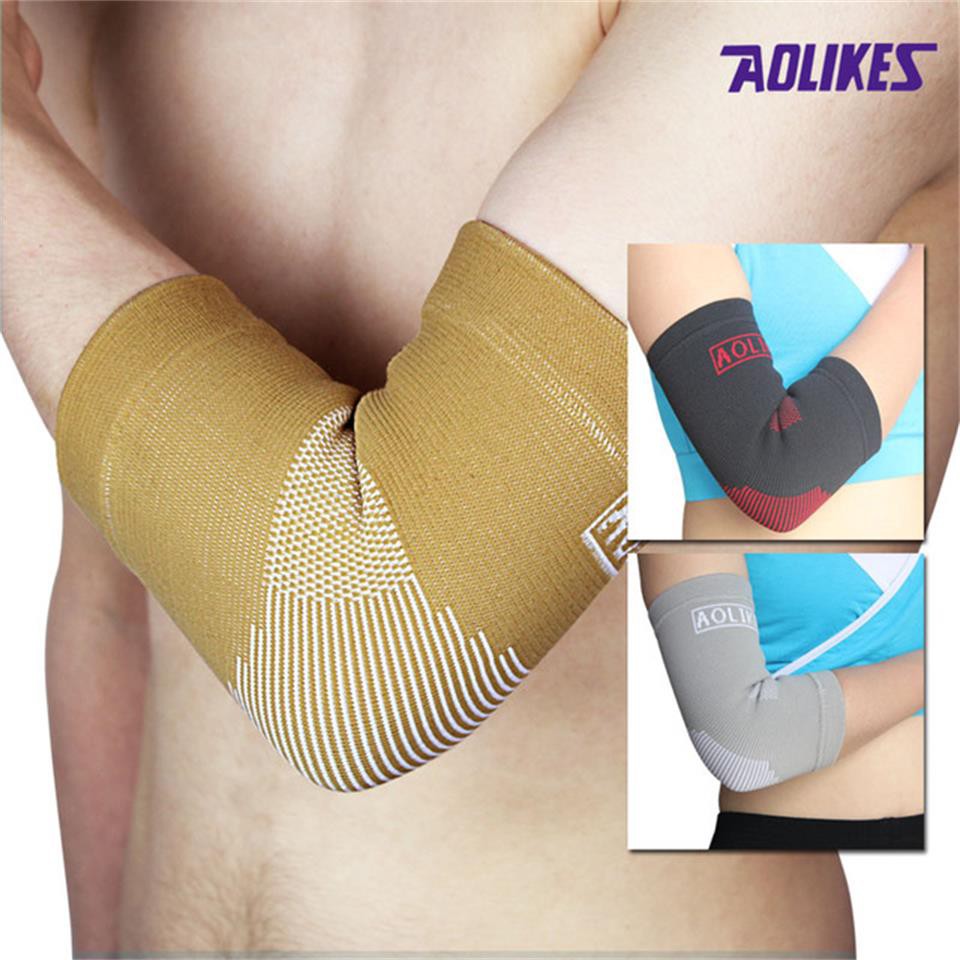 AOJIAN Deker Siku Lengan Pergelangan Tangan Aojian Elbow Support Pelindung Otot - 2 Pcs