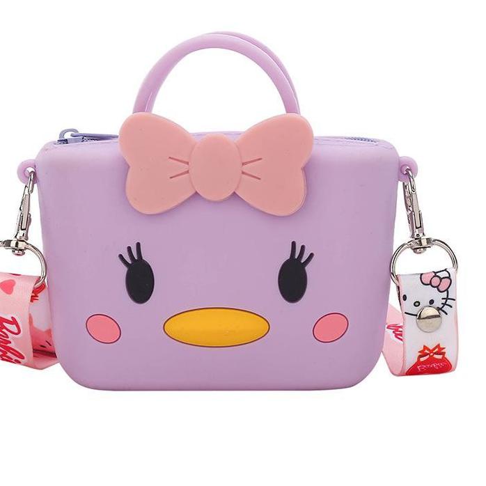 Tas Import Jakarta Termurah Tas Anak Jelly Rubber Kotak Karakter H