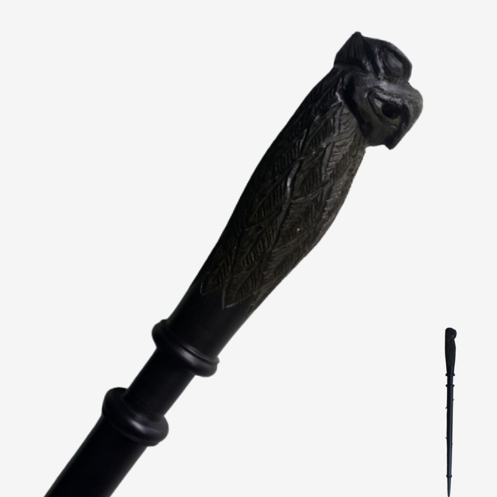 Tongkat komando galih kelor / Tongkat Komando Kayu Galih Kelor Hitam Original ukir GARUDA / Tongkat