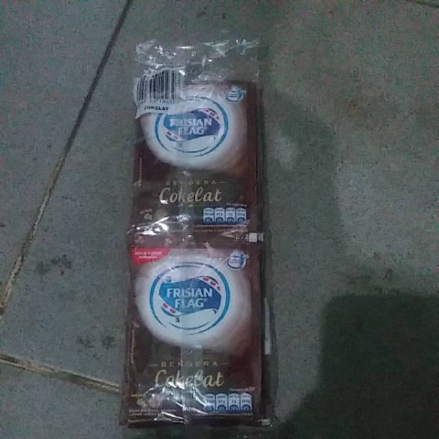 

susu bendera sachet coklat