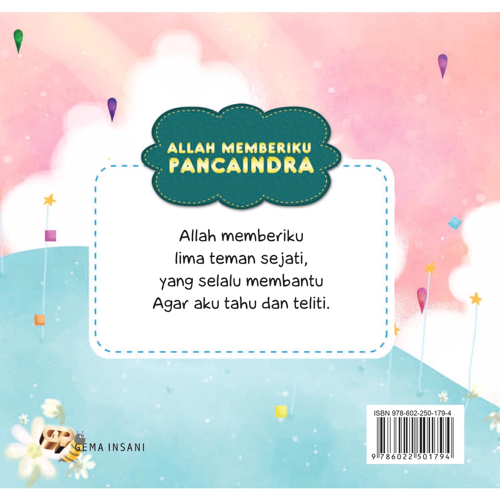 Buku Seri Mengenal Allah 4 : Allah memberiku Panca Indra - Gema Insani 100% Original