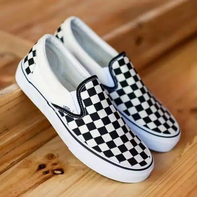 Sepatu vans slip on catur terlaris bisa bayar di tempat