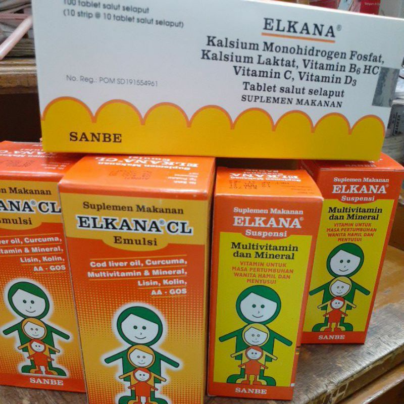 Elkana ,Elkana sirup ,Elkana CL ,Multivitamin
