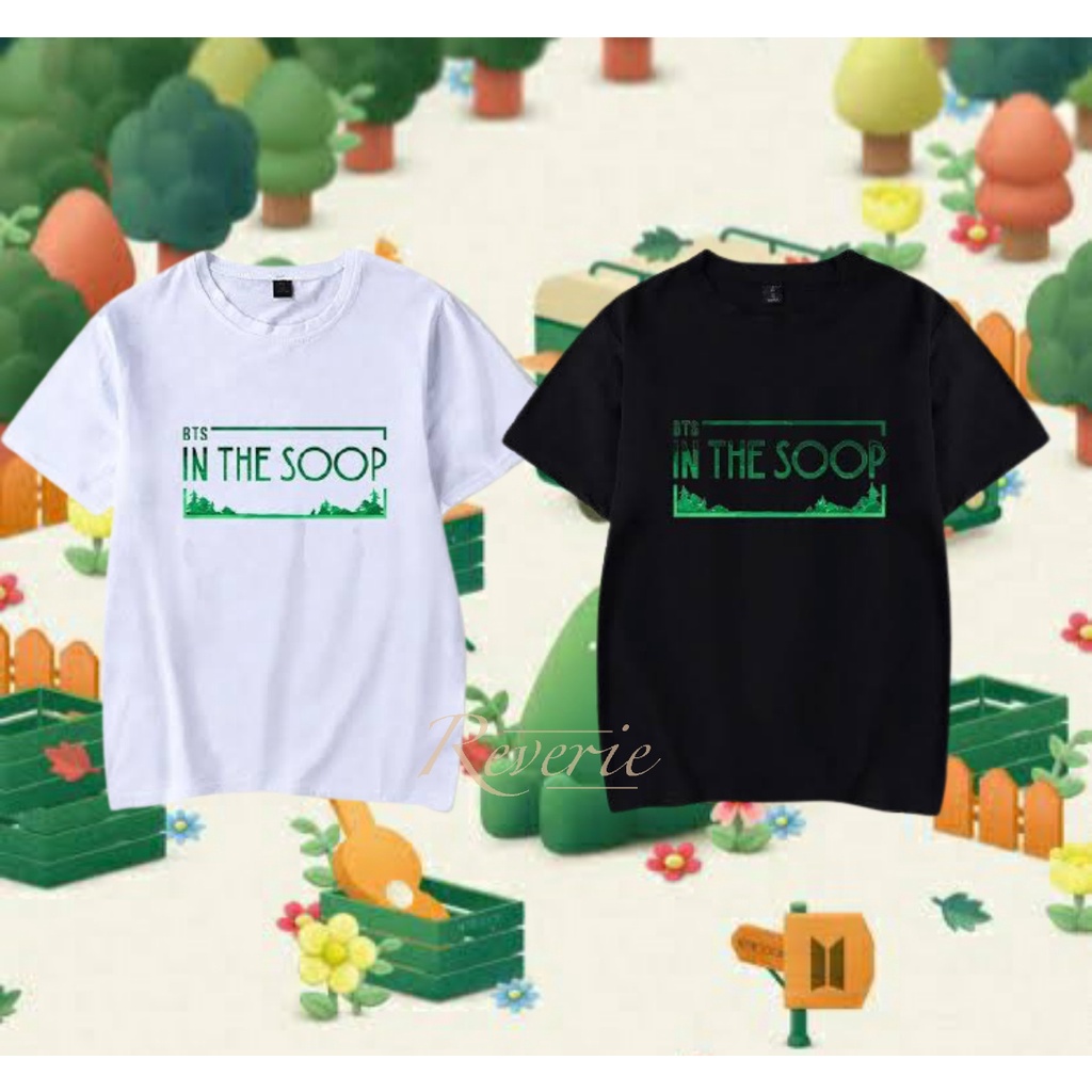 TSHIRT BTS IN THE SOOP 2 LOGO KAOS BAJU ITS2 ARMY BT21 SUGA J-HOPE JUNGKOOK UNOFFICIAL MERCH