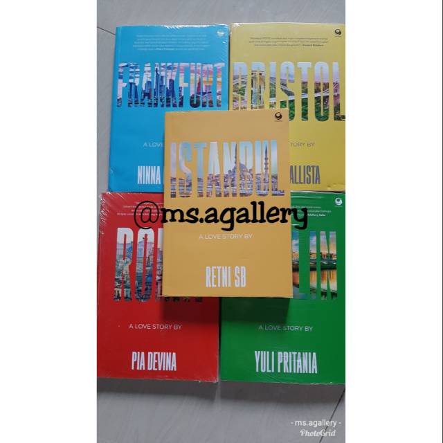 Novel A LOVE STORY BRISTOL ISTANBUL ROMA FRANKFURT DUBLIN - KOTA DUNIA