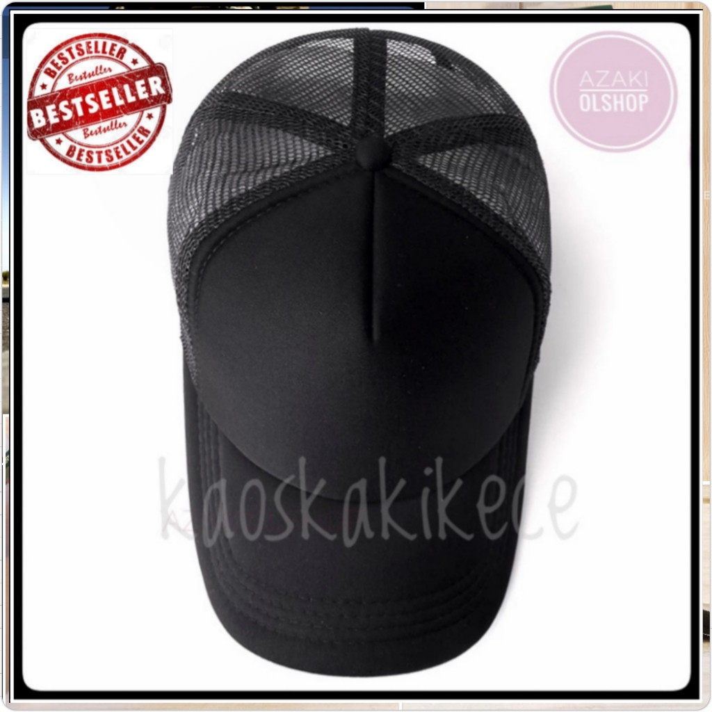 Topi Jaring Polos Topi Trucker Polos