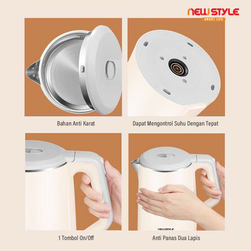 preloved Teko listrik NewStyle Pink 2.3 L