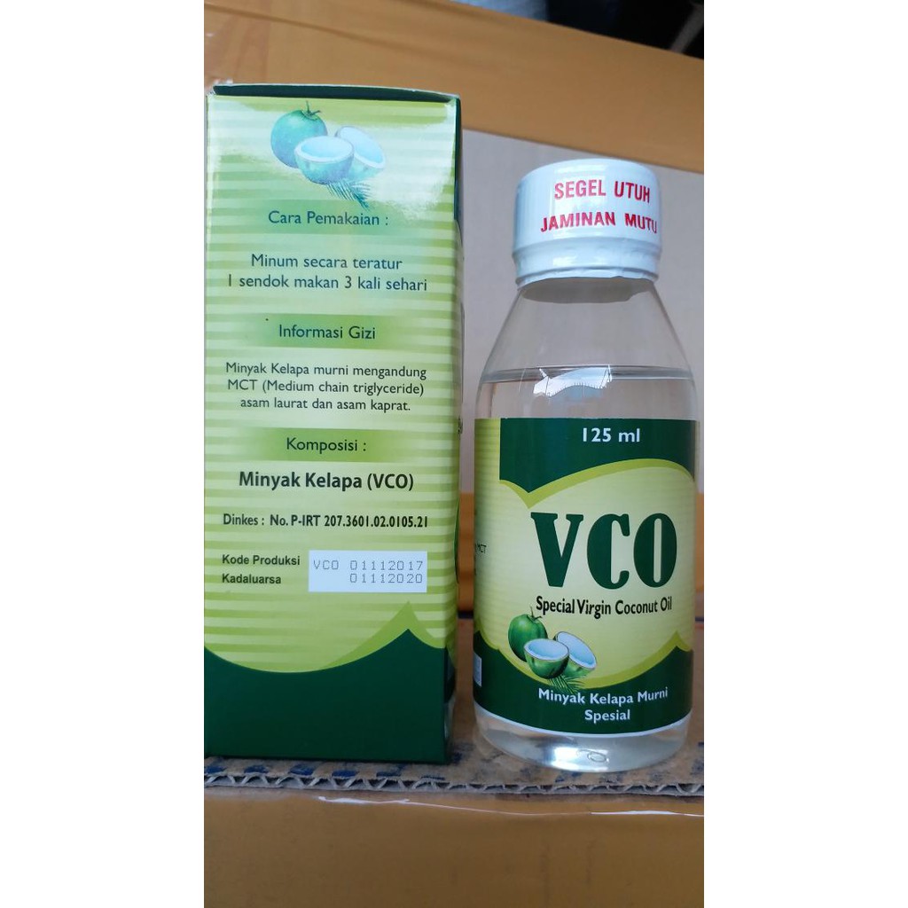 VCO Virgin Coconut Oil Minyak Kelapa Asli Murni 125 Ml