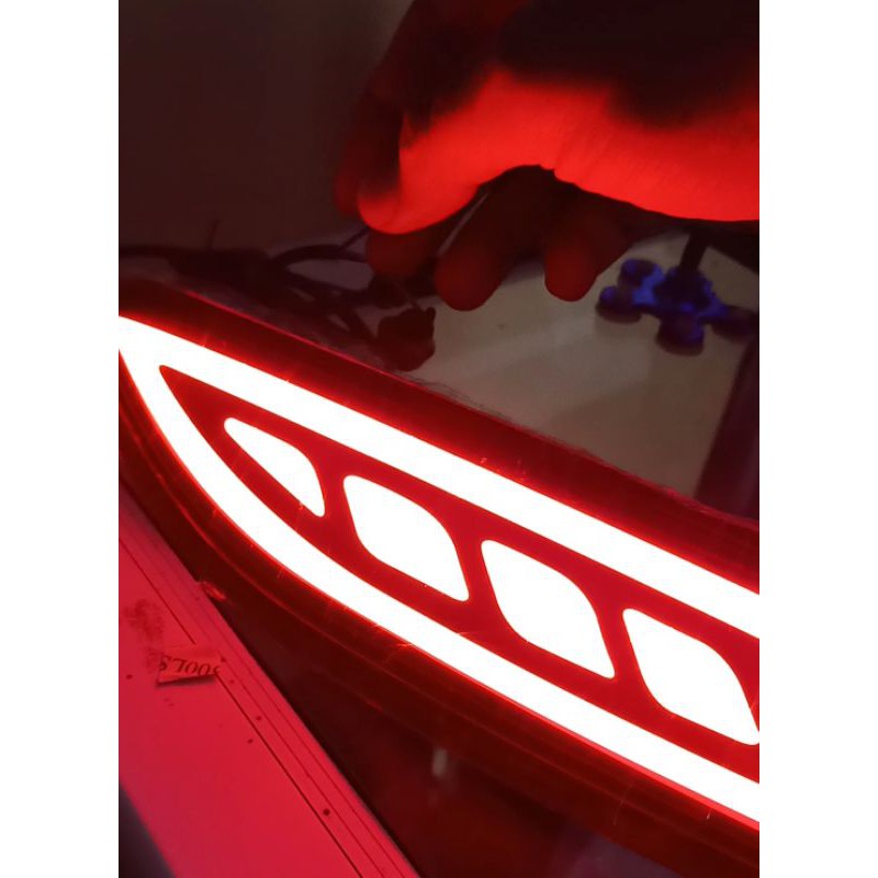 DRL led tail HRV Bumper belakang