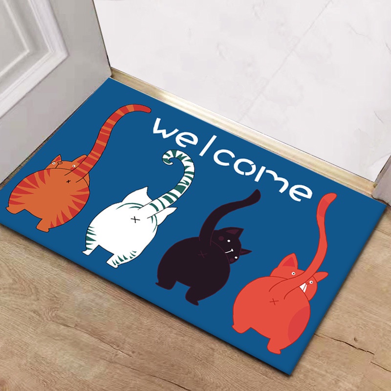 BOSJKT0066 Keset Kaki Karakter 40x60cm Anti Slip Keset Rumah Kamar Mandi