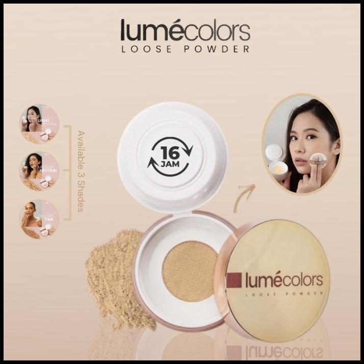 Lumecolors Loose Powder | Bedak Tabur | Lumecolors Bedak Wajah Diskon