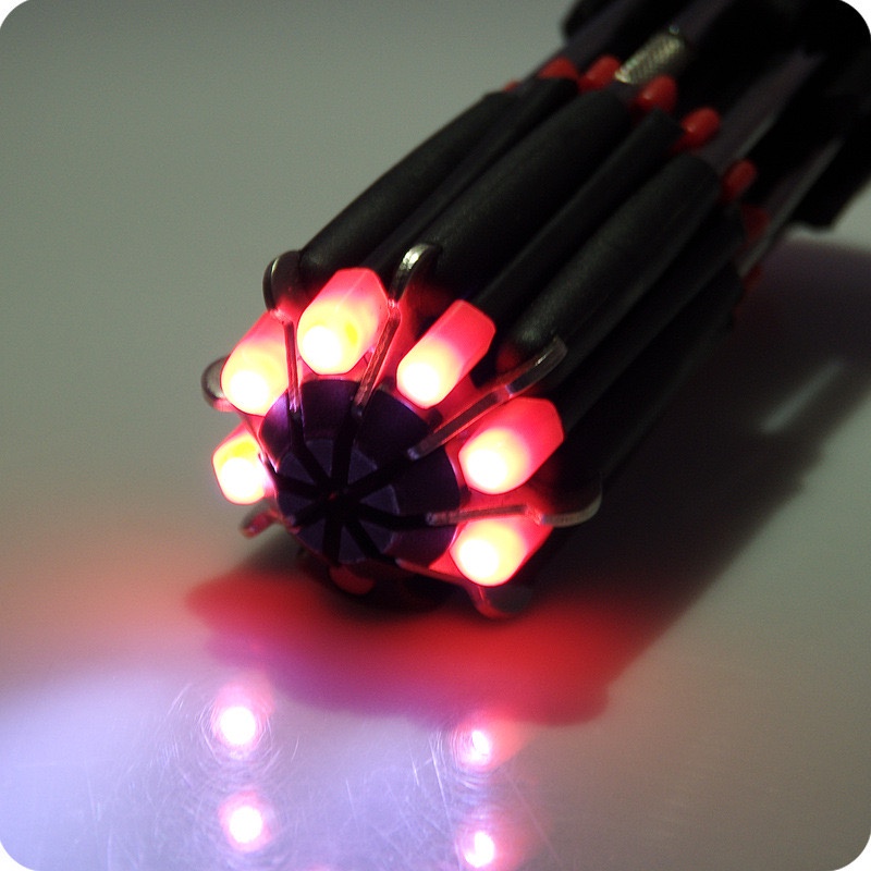 ONLYONE12 Set Obeng 8 in 1 Multifungsi / Obeng + Senter Lampu Led Perkakas Screwdrivers Travel / Obeng Set 8 in 1 Lengkap Lampu Led