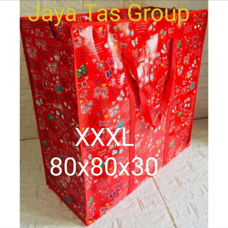 tas karung super jumbo motif 80x80x30/tas mudik/tas laundry/tas pindahan