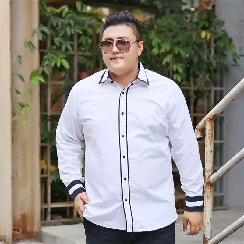 Download Kemeja Lengan Panjang XXXL | Big BOS Jumbo |Baju Putih Formal Ukuran Besar Pria Kantor Size XXL ...