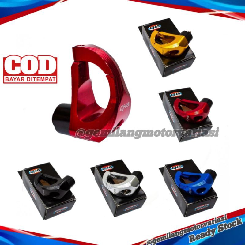 (Cha)Centolan atau gantungan barang variasi motor matic full Cnc impor, gantung barang hook, centola