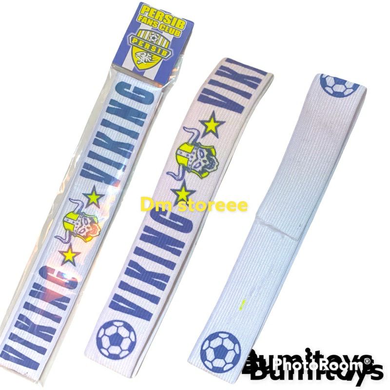 deker karet kepala motif persib viking / ikat kepala / mainan anak murah