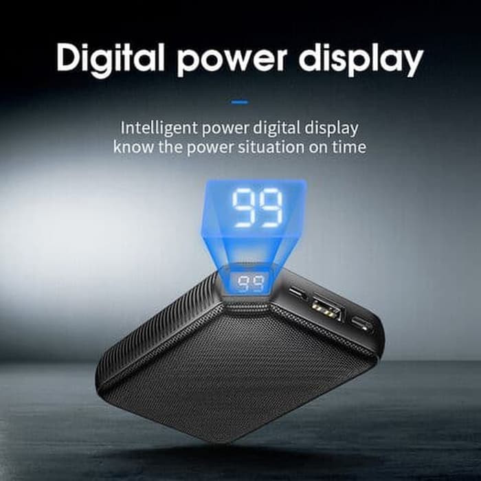 Joyroom powerbank ismart 10.000 mah mini Black D-M196