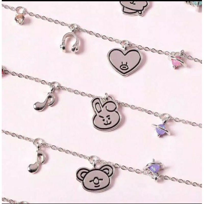 Gelang Rantai Tangan Motif Kartun Bt21 Kpop bts