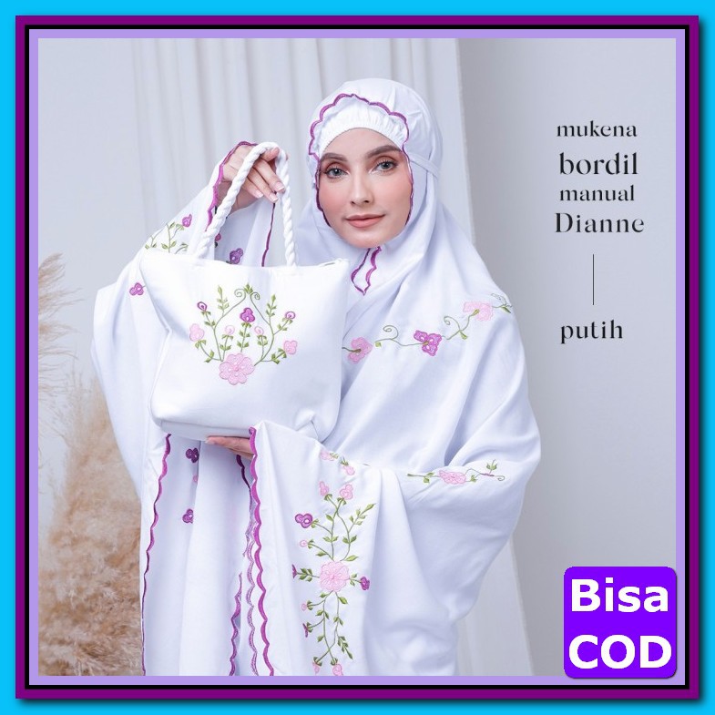Kode 9974 Mukena Mukenah Dewasa Remaja Kekinian Terbaru 2021 Mu B EZ143 Mukena Dewasa Rayon Bordir