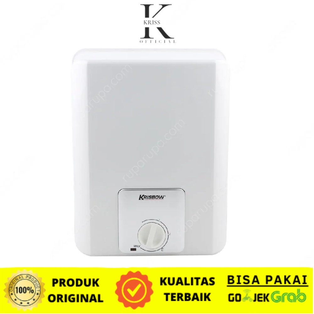 Krisbow Pemanas Air Listrik / water heater 200 W - Putih