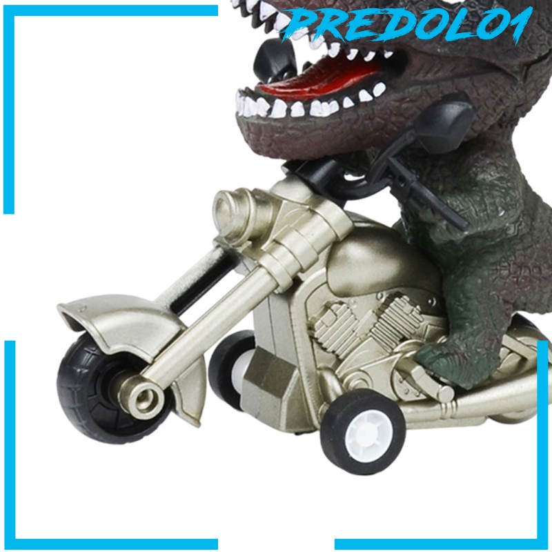 (Predolo1) Mainan Motor Dinosaurus Pull Back Bahan Plastik Untuk Anak Perempuan