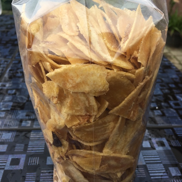 

Keripik pisang rasa asin