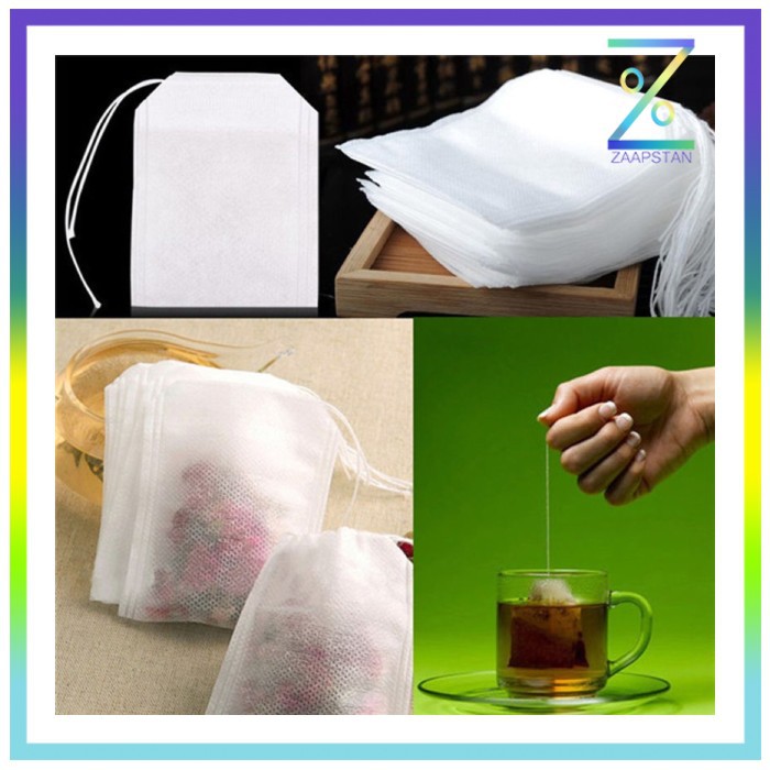 Kantong Teh Celup Kosong Teabag 100 PCS - T110 - White