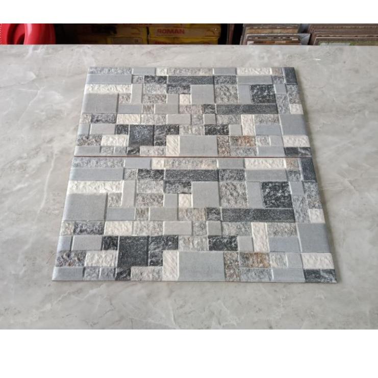 Harga TERMURAAH.. KERAMIK DINDING BATU ALAM CENTRO GREY UK 20×40