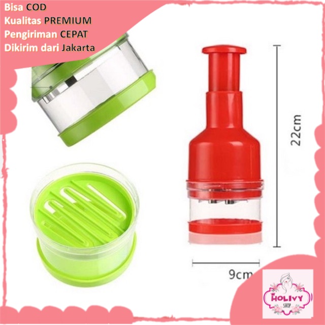 Alat Potong Bumbu Dapur / Pemotong Bawang Sayuran / Portable Onion
