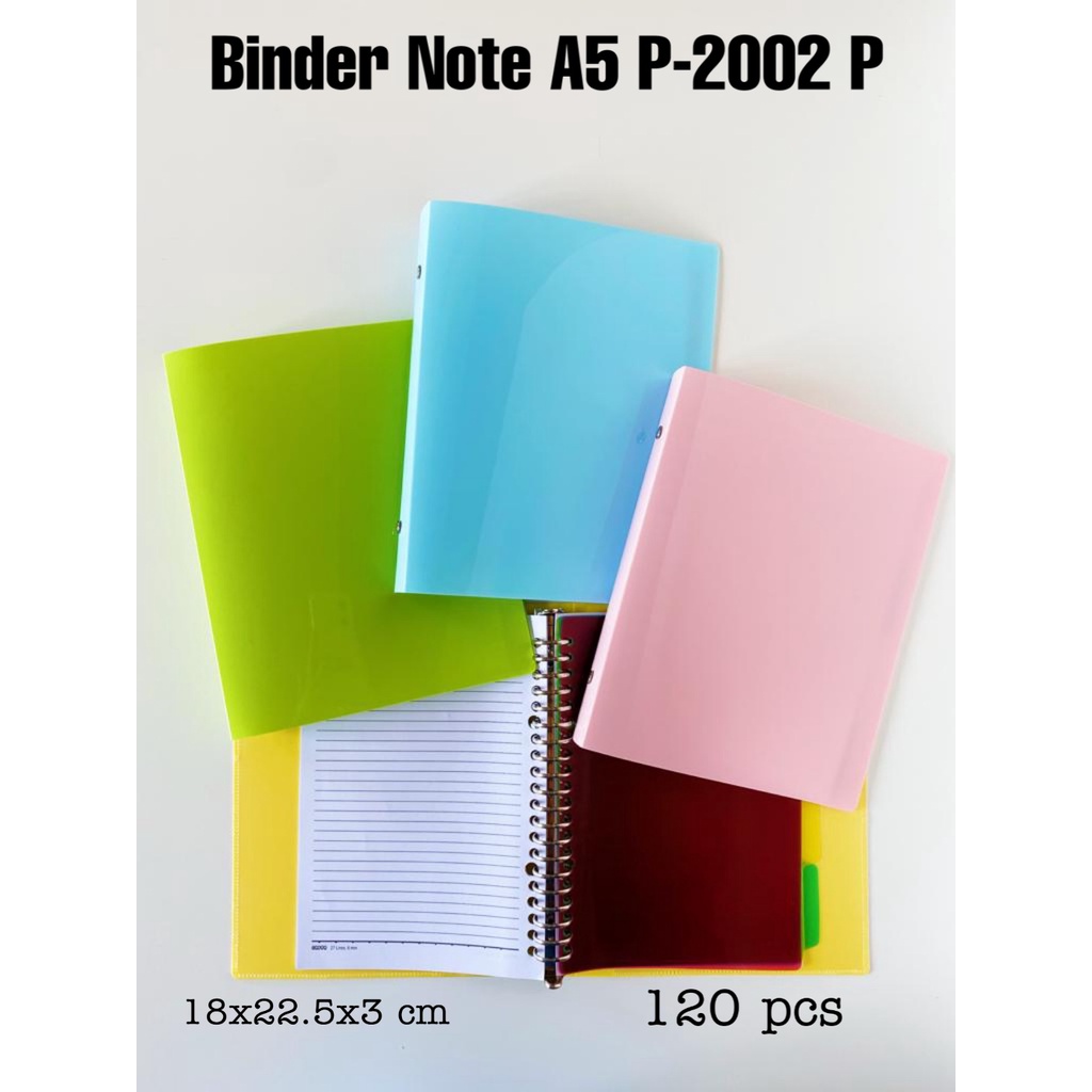 

GASTA MAP BINDER / BINDER NOTE POLOS WARNA PASTEL DENGA SLAVE A5 P2002P