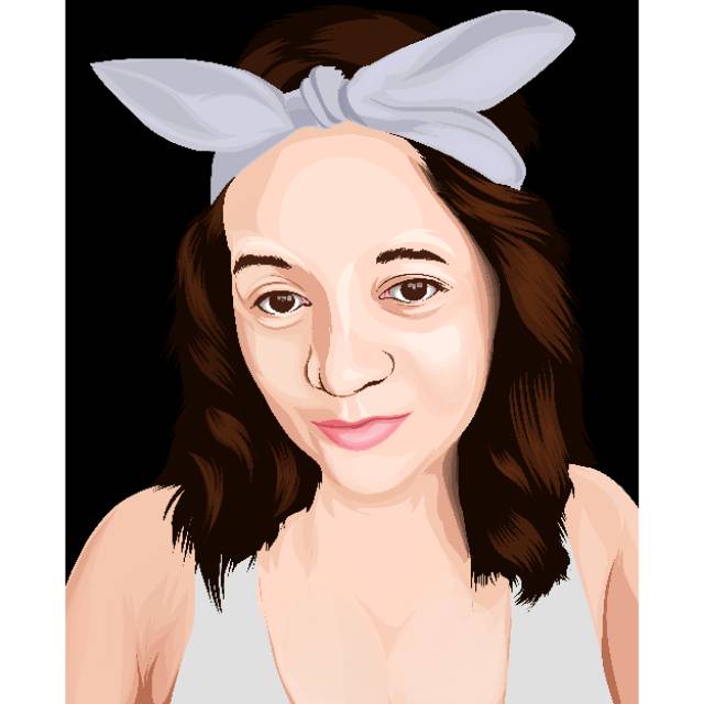 VEKTOR WAJAH / VEKTOR ART / PHOTOSHOP / HADIAH ULTAH / KADO UNIK / KARIKATUR