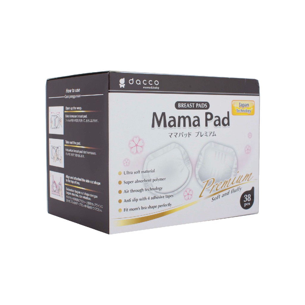 Dacco Mama pad breastpad Mamapad Premium 38 pcs